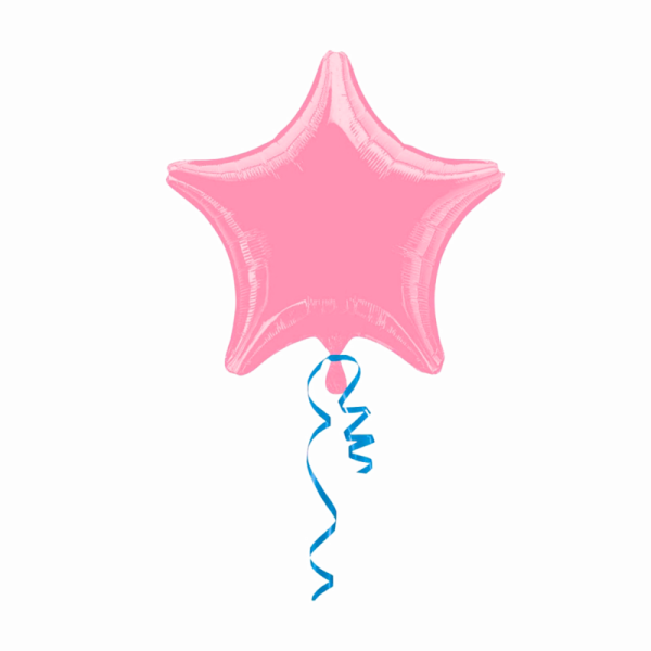 Воздушный шар звезда на прозрачном фоне