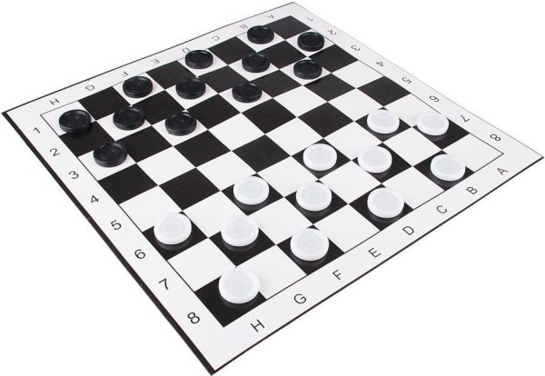 Шашки черно белые