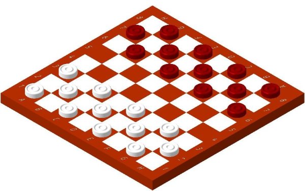 Шашки на прозрачном фоне