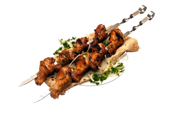 Шашлык на прозрачном фоне