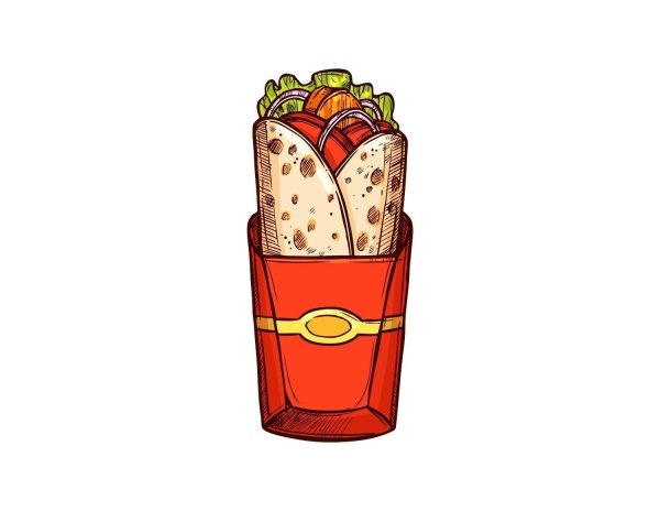 Шаурма вектор
