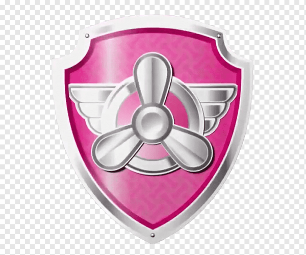 Щенячий патруль щит розовый