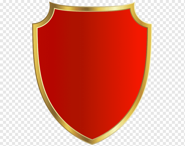 Красный геральдический щит