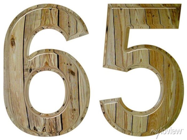 65 Лет цифры