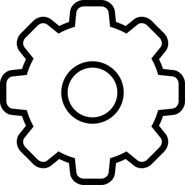 Шестеренка без фона