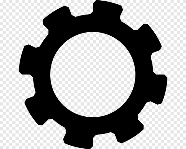 Стилизованная шестеренка