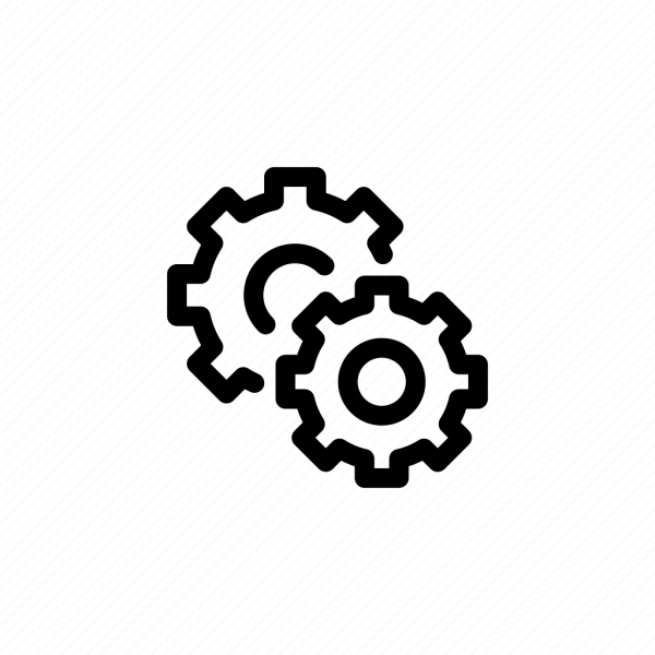 Стилизованная шестеренка