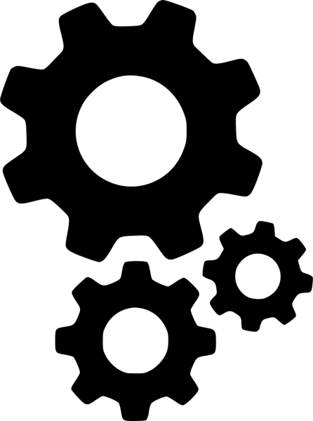 Стилизованная шестеренка