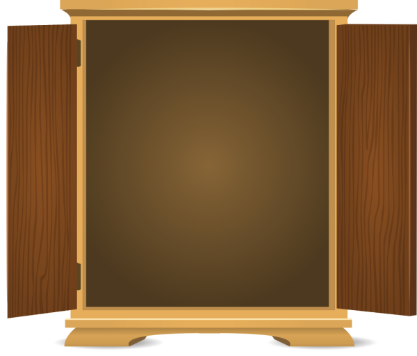 Шкаф на прозрачном фоне