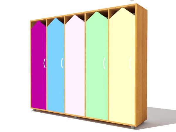 Шкафчик детский для детского сада