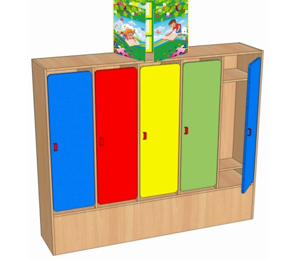 Шкафчик ребенка в детском саду