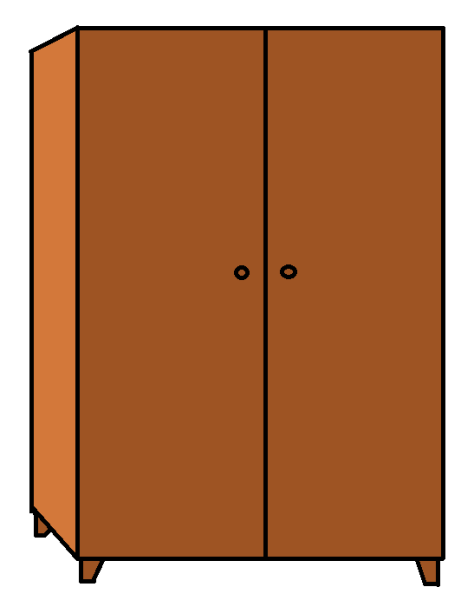 Нарисовать шкаф