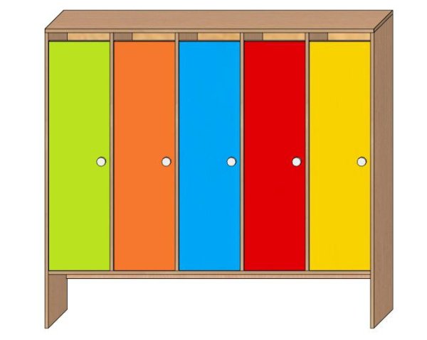 Шкаф для детей на прозрачном фоне