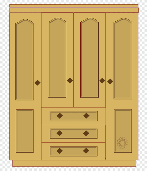 Шкаф для детей на прозрачном фоне