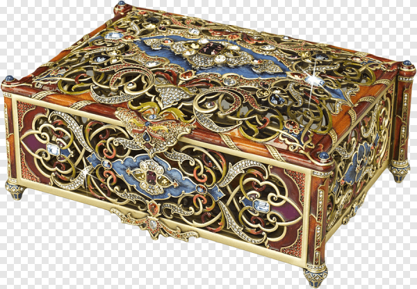 Шкатулка на прозрачном фоне