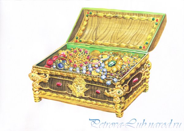 Сказочный сундук с драгоценностями