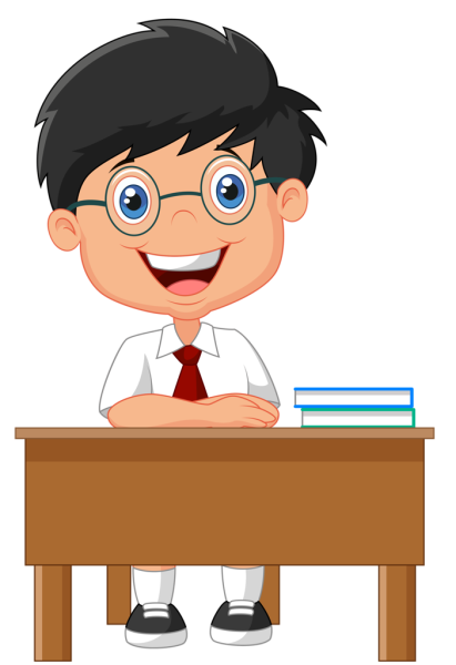 Школьник мультяшный