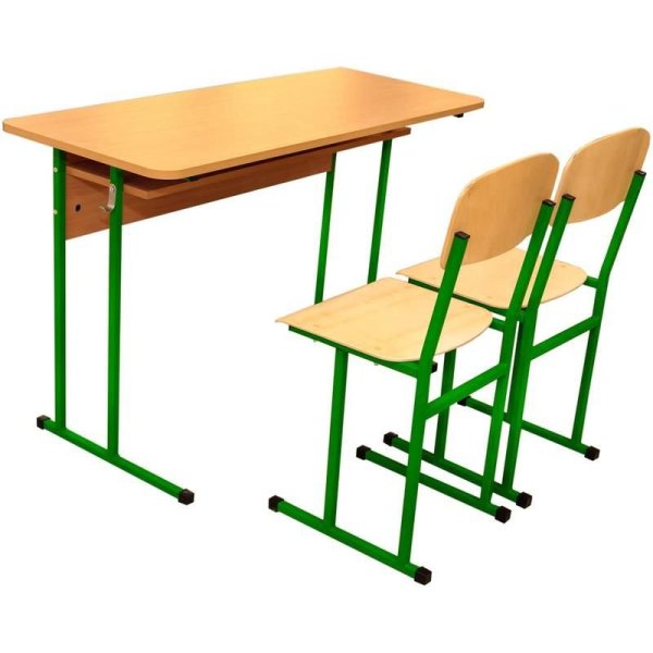 Школьная парта в школе