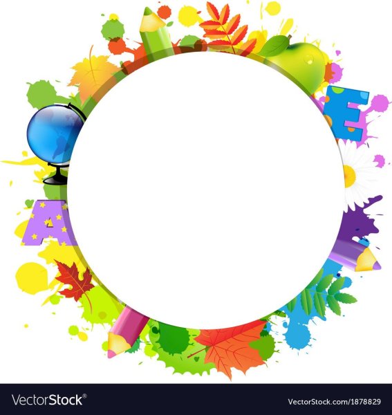 Круглая рамка для детей