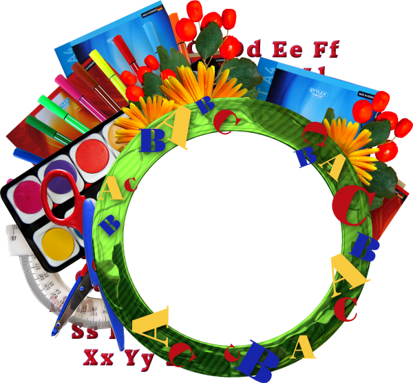 Школьные рамки для фотошопа