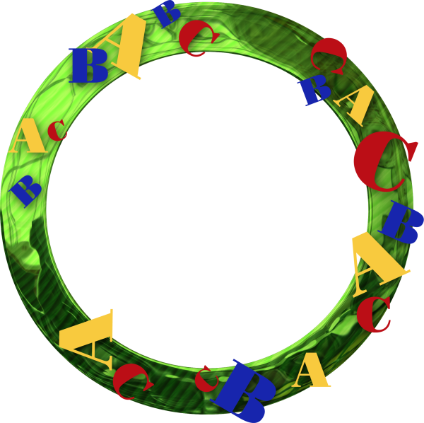 Рамка круглая детская