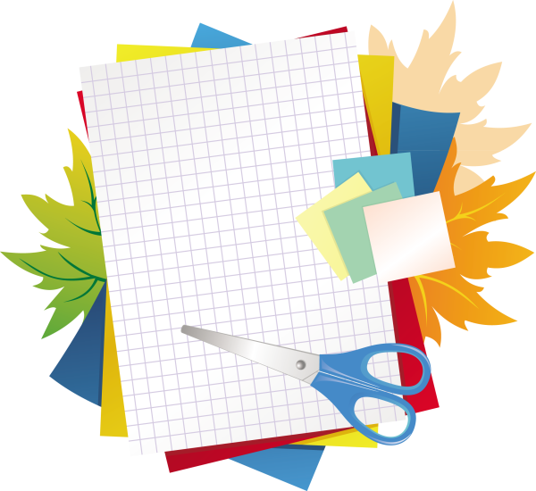 Школьный тетрадный лист