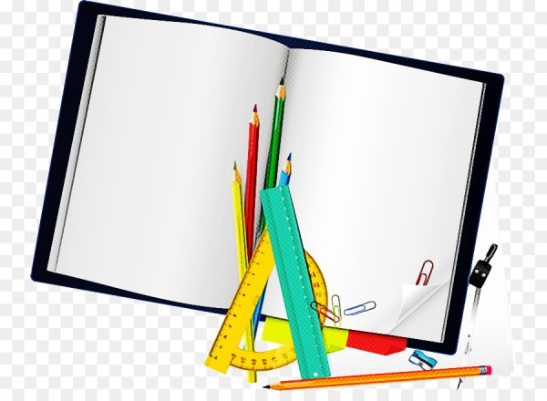 Учебные предметы фон белый