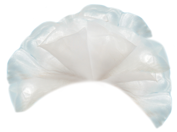 Белый бант на прозрачном фоне для фотошопа