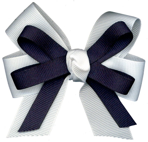 Бант на белом фоне