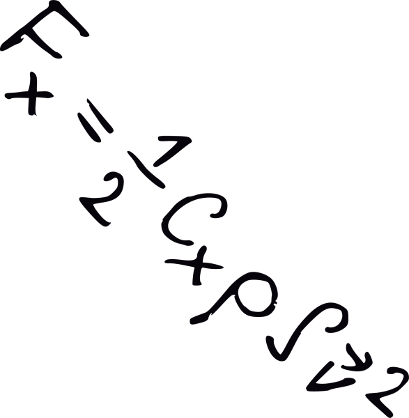 Формулы клипарт на прозрачном фоне