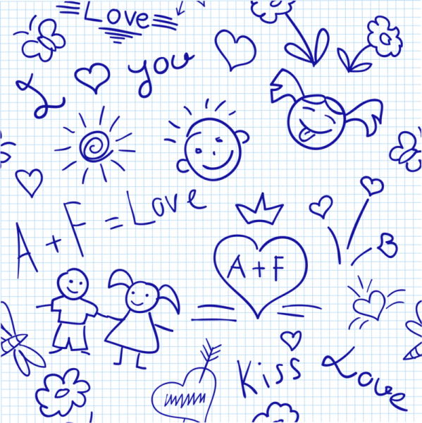 Маленькие рисунки в тетрадку