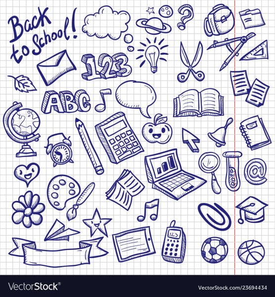 Doodle icons Эстетика