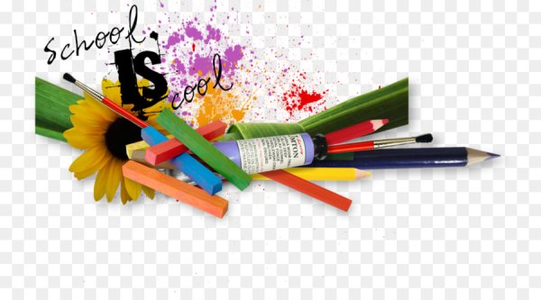 Клипарт школьные принадлежности на прозрачном фоне