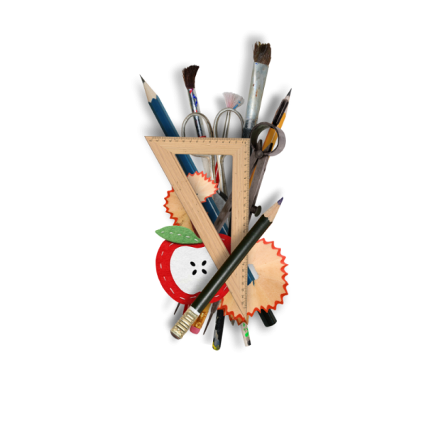 Скрапбукинг школьные принадлежности