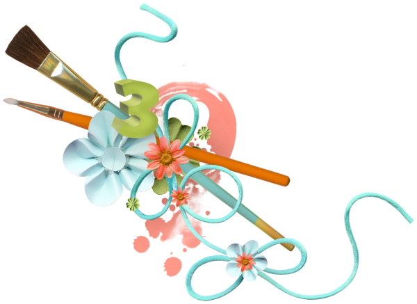 Школьные принадлежности скрап набор