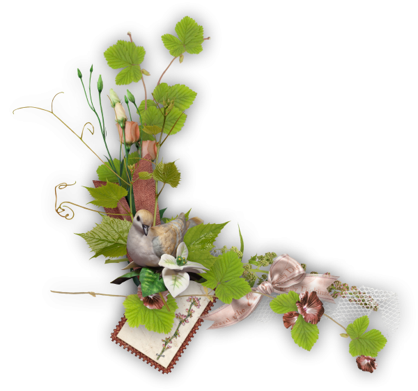 Скрап на прозрачном фоне