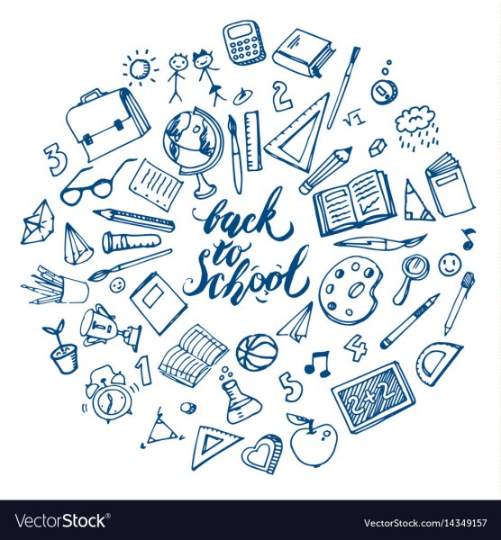 Школьные дисциплины иллюстрация вектора