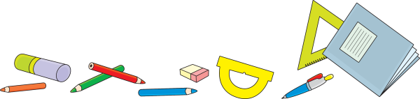 Школьные принадлежности анимация