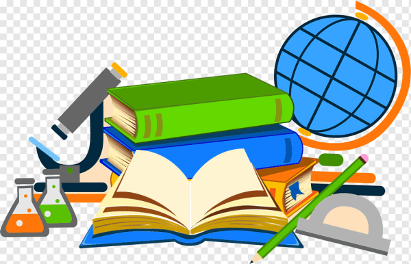 Глобус с книгами рисунок