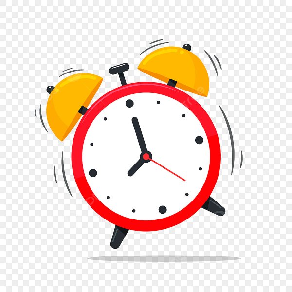 Будильник школьный клипарт