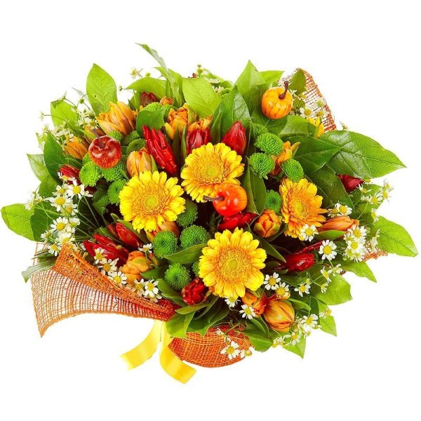 Красивый сентябрьский букет