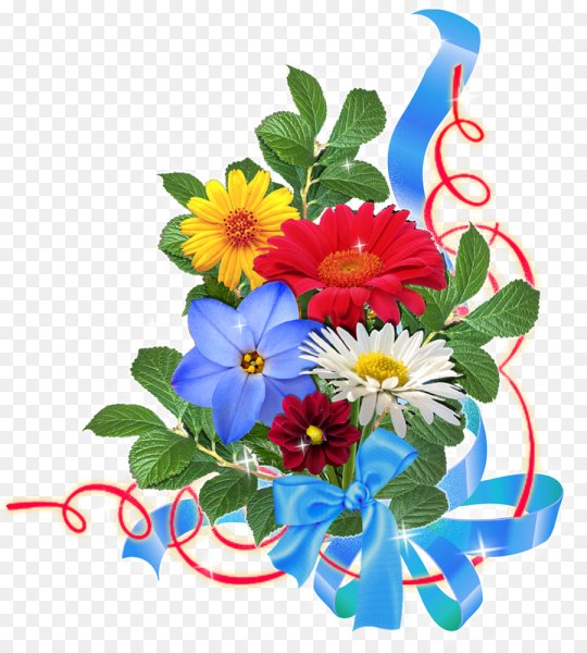 Букет уголком