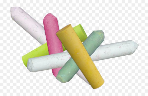 Мультяшные цветные мелки