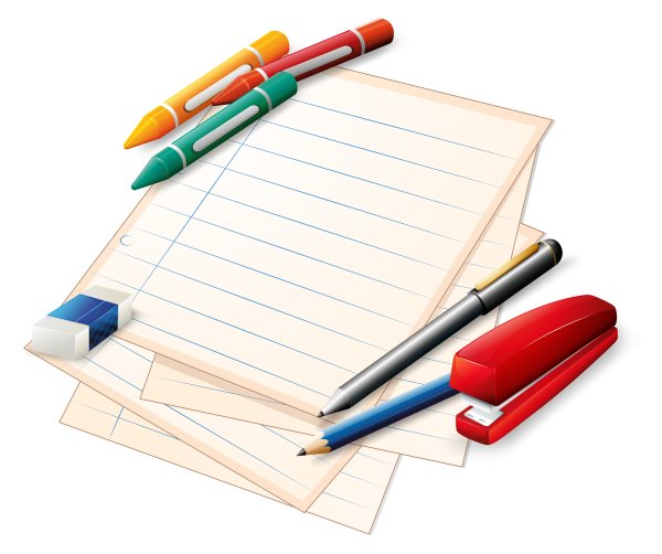 Школьный дневник на прозрачном фоне