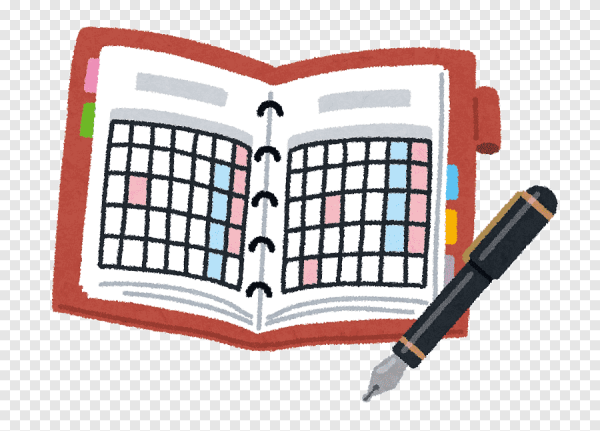 Дневник на прозрачном фоне