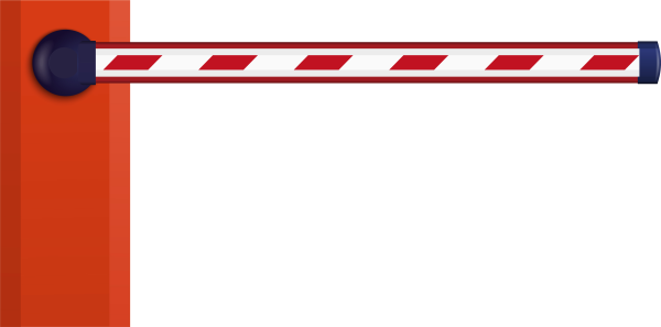 Шлагбаум без фона