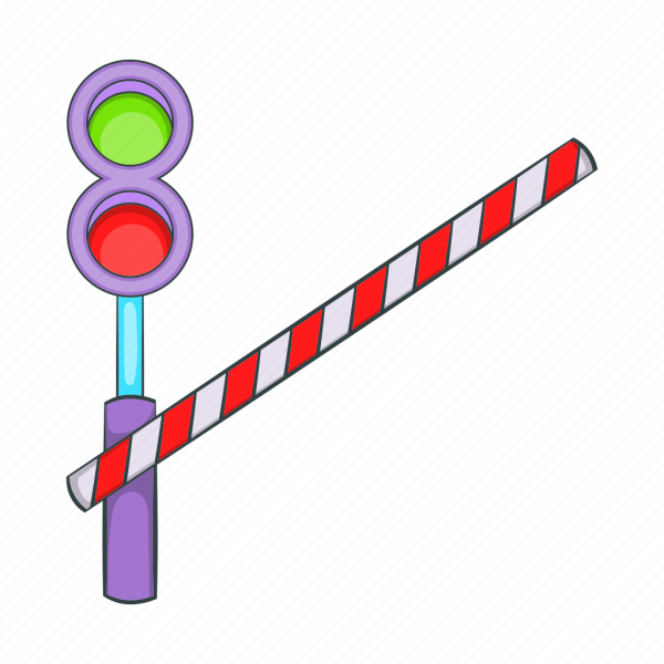 Шлагбаум мультяшный