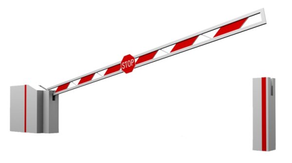 Шлагбаум сверху