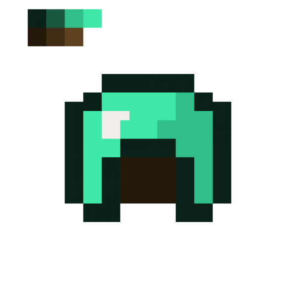 Изумрудный шлем майнкрафт