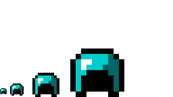 Алмазный шлем на зеленом фоне